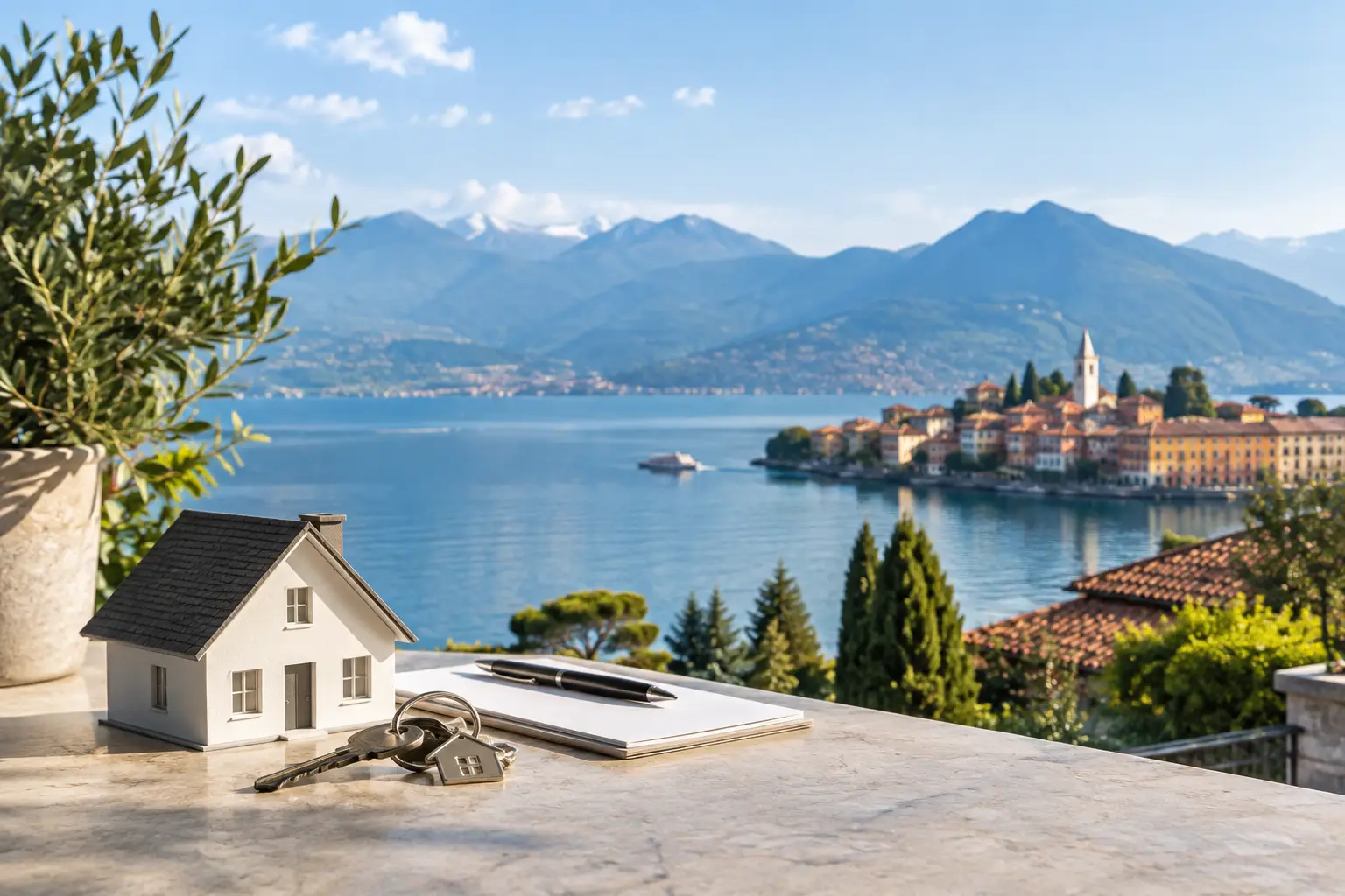 Andamento mercato immobiliare Lago Maggiore